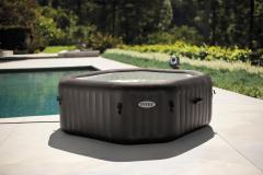 Надувной СПА бассейн INTEX PureSpa Jet and Bubble deluxe massage set, арт. 28454