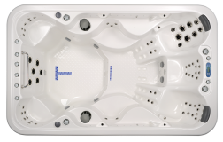 Плавательный СПА бассейн Vita Spa XRS 366x229x127 см чаша Sahara, обшивка Grey