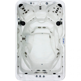 Плавательный СПА бассейн Premium Leisure Aquatika 12, чаша Sterling, обшивка Grey