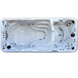 Плавательный СПА бассейн Premium Leisure Aquatika AQ 16, чаша Sterling, обшивка Mahogany