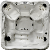 СПА бассейн Premium Leisure GO 6, 231х231х89 см чаша Cobalt, обшивка Grey