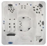 СПА бассейн Vita Spa Envie 234x234x96 см чаша Silver Marble, обшивка Mahogany