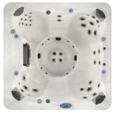 СПА бассейн Vita Spa Monarque 213x213x96 см чаша Silver Marble, обшивка Mahogany