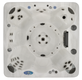 СПА бассейн Vita Spa Nuage 211x211x96 см чаша Gypsum/Cameo, обшивка Mahogany