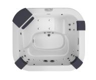 СПА бассейн Jacuzzi Italian Design Delos Pro Sound 215x190x80 см чаша Cobalt без обшивки (с нагревателем 3 кВт)