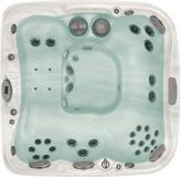 СПА бассейн Jacuzzi Premium J 465 224x224x112 см чаша Silver Pearl обшивка Roasted Chesnut (с доп. изоляцией)