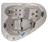 Мини СПА бассейн Vita Spa Amour 200x168x76 см чаша Sahara, обшивка Grey