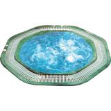 Переливной СПА бассейн Astral Casiopea, 225x225x87.5/90.4 с освещением