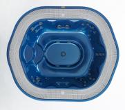 Переливной СПА бассейн Jacuzzi Professional Sienna 257x219x98 см чаша Platinum, с аэромассажем